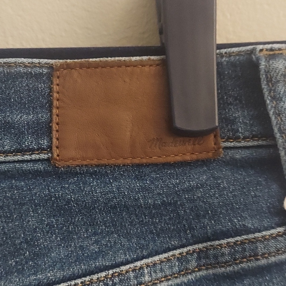 MADEWELL 10in High-Rise Medium Wash Skinny Jeans 24 - Picture 10 of 15